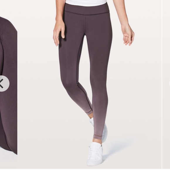 Lululemon Boysenberry Ombré Wunder Under - Picture 1 of 4